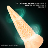 8.11in Weird Octopus Tentacle Penis Soft Dildo For Women Toy