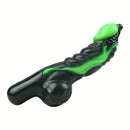 8.11in Weird Penis Three Colors Liquid Silicone Postpartum Handle Dildo