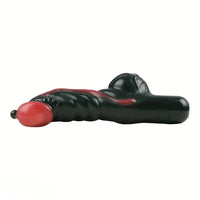 8.11in Weird Penis Three Colors Liquid Silicone Postpartum Handle Dildo