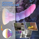 8.14in Flexible Silicone Soft Big Dildo Luminous Monster Sex Toy