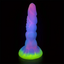 8.14in Flexible Silicone Soft Big Dildo Luminous Monster Sex Toy