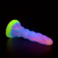 8.14in Flexible Silicone Soft Big Dildo Luminous Monster Sex Toy