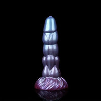 8.14in Liquid Silicone Space Bug Anal Plug Women Men Anal Trainer Dildo