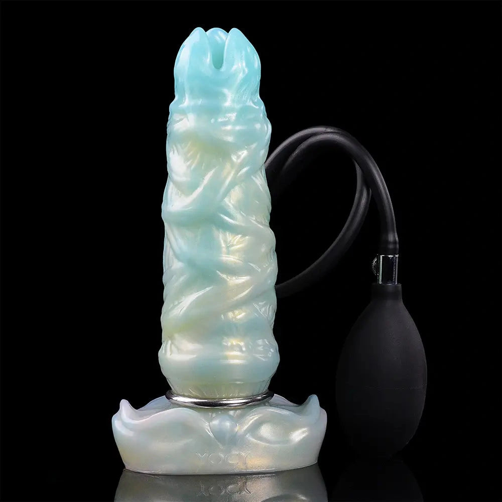 8.14in Ovipositor Egg Laying Inflatable Dildo For Sensitivity Performance