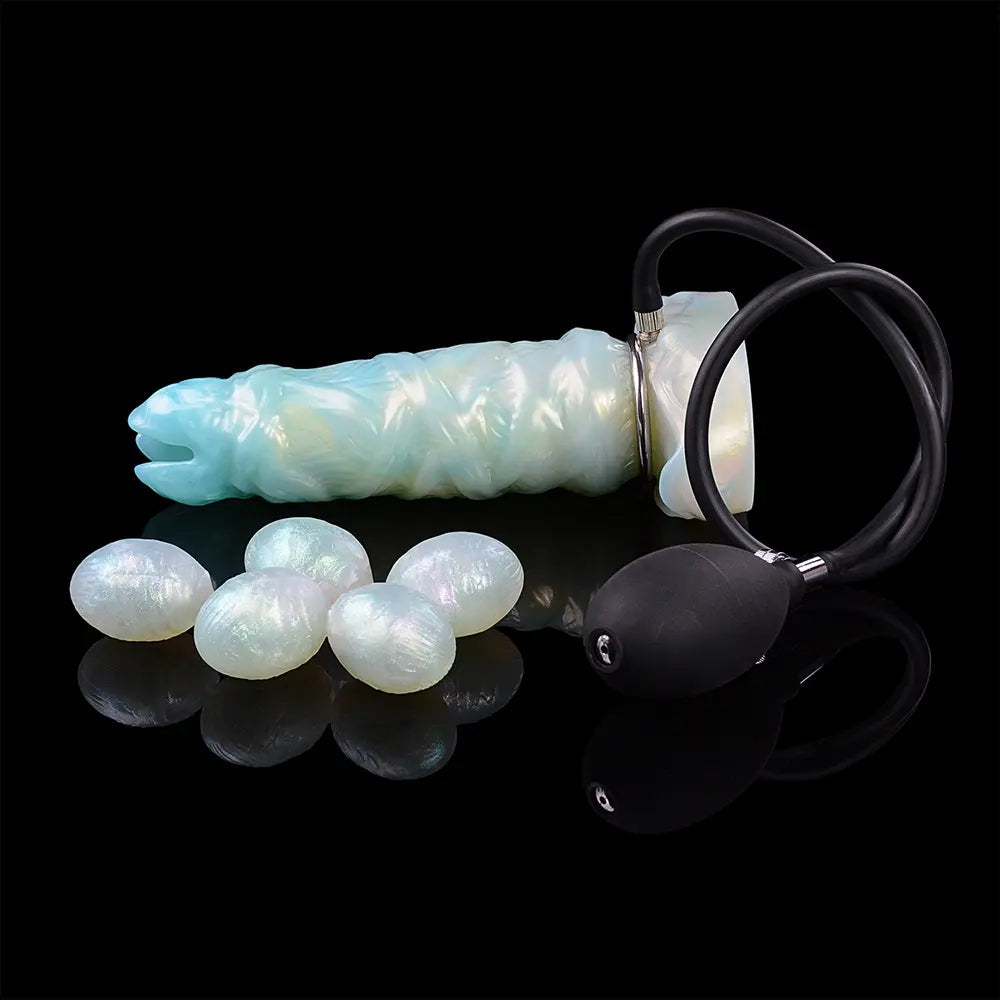 8.14in Ovipositor Egg Laying Inflatable Dildo For Sensitivity Performance