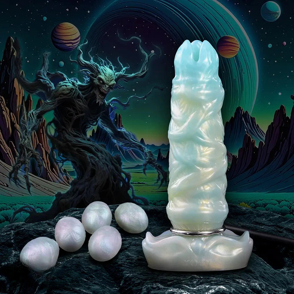 8.14in Ovipositor Egg Laying Inflatable Dildo For Sensitivity Performance