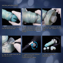 8.14in Ovipositor Egg Laying Inflatable Dildo For Sensitivity Performance