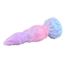 8.14in Squeeze Inflatable Alien Penis Big Fantasy Silicone Dildo For Women