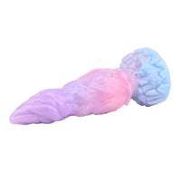 8.14in Squeeze Inflatable Alien Penis Big Fantasy Silicone Dildo For Women