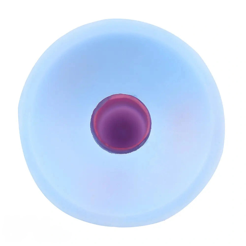 8.14in Squeeze Inflatable Alien Penis Big Fantasy Silicone Dildo For Women