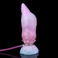 8.14in Squeeze Inflatable Alien Penis Big Fantasy Silicone Dildo For Women