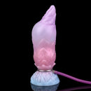 8.14in Squeeze Inflatable Alien Penis Big Fantasy Silicone Dildo For Women