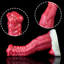 8.15in 9.29in 10.63in Soft Silicone Thick Fantasy Monster Female Dildo
