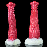 8.15in 9.29in 10.63in Soft Silicone Thick Fantasy Monster Female Dildo