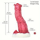 8.15in 9.29in 10.63in Soft Silicone Thick Fantasy Monster Female Dildo