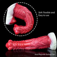 8.15in 9.29in 10.63in Soft Silicone Thick Fantasy Monster Female Dildo
