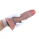 8.15in Ovipositor Platinum Silicone Dildo Penis Woman Masturbator Adult Sex Toy