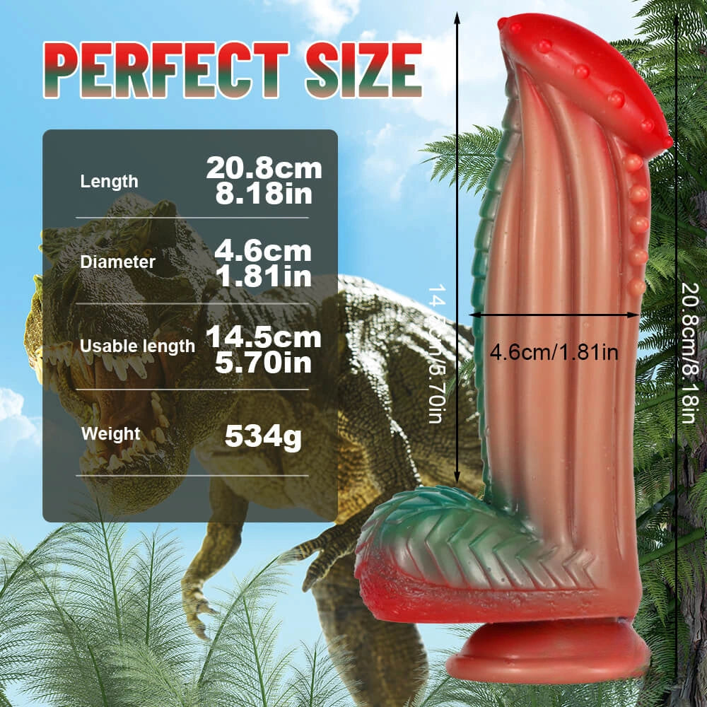 8.18in Big Odd Design Fantasy Realistic Dildo For Women Masturbation