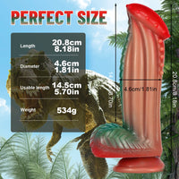 8.18in Big Odd Design Fantasy Realistic Dildo For Women Masturbation