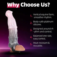8.18in Horse Cock Hollow Cock Sleeve Dildo For Enlargement Dildo Sleeve