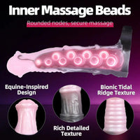 8.18in Horse Cock Hollow Cock Sleeve Dildo For Enlargement Dildo Sleeve