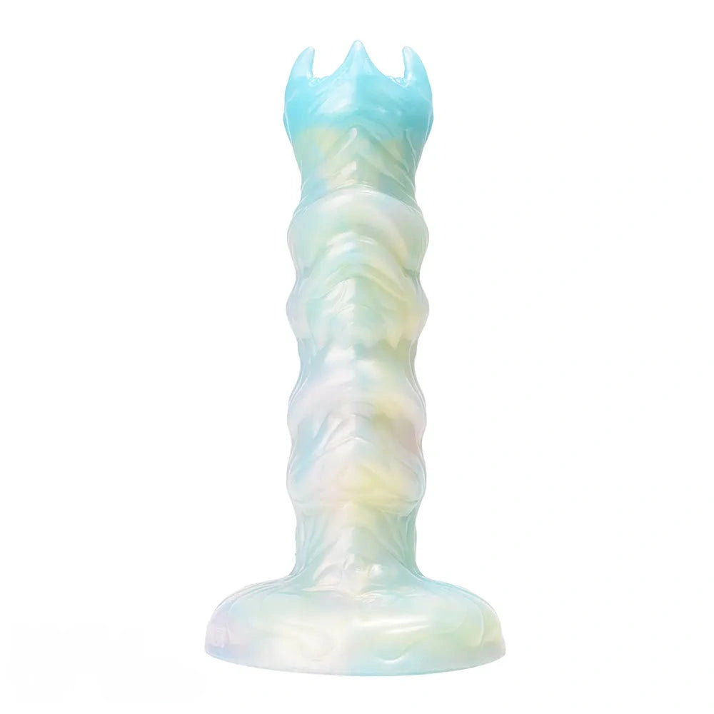 8.18in Soft Fleshy Texture Big Cock Ovipositor Egg Laying Inflatable Dildo