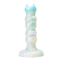 8.18in Soft Fleshy Texture Big Cock Ovipositor Egg Laying Inflatable Dildo
