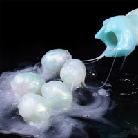 8.18in Soft Fleshy Texture Big Cock Ovipositor Egg Laying Inflatable Dildo