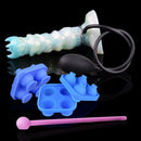8.18in Soft Fleshy Texture Big Cock Ovipositor Egg Laying Inflatable Dildo