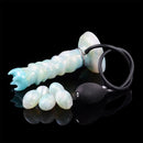 8.18in Soft Fleshy Texture Big Cock Ovipositor Egg Laying Inflatable Dildo