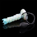 8.18in Soft Fleshy Texture Big Cock Ovipositor Egg Laying Inflatable Dildo