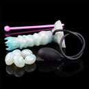 8.18in Soft Fleshy Texture Big Cock Ovipositor Egg Laying Inflatable Dildo
