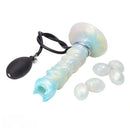8.18in Soft Fleshy Texture Big Cock Ovipositor Egg Laying Inflatable Dildo
