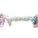 8.18in Soft Fleshy Texture Big Cock Ovipositor Egg Laying Inflatable Dildo