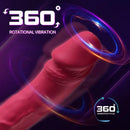 8.19in Big Vibrating Rotation Auto Dildo BDSM Sex Toy For G Spot