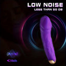 8.19in Big Vibrating Rotation Auto Dildo BDSM Sex Toy For G Spot