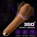 8.19in Big Vibrating Rotation Auto Dildo BDSM Sex Toy For G Spot