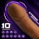 8.19in Big Vibrating Rotation Auto Dildo BDSM Sex Toy For G Spot