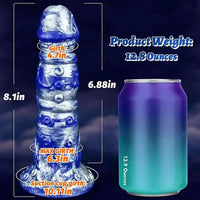 8.1in Oceanic Dreams Monster Dragon Silicone Soft Large Dildo