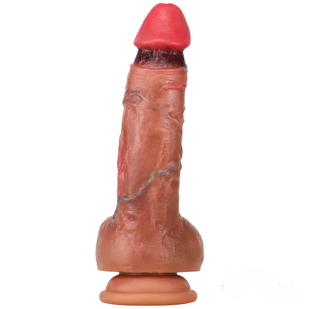 8.1in Realistic Adult Male Penis Dildo With Lifelike Blue Veins