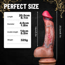 8.1in Realistic Adult Male Penis Dildo With Lifelike Blue Veins