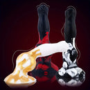 8.1in Realistic Silicone Squirting Dildo For Beginner Knot Ejaculating Dog Dildo