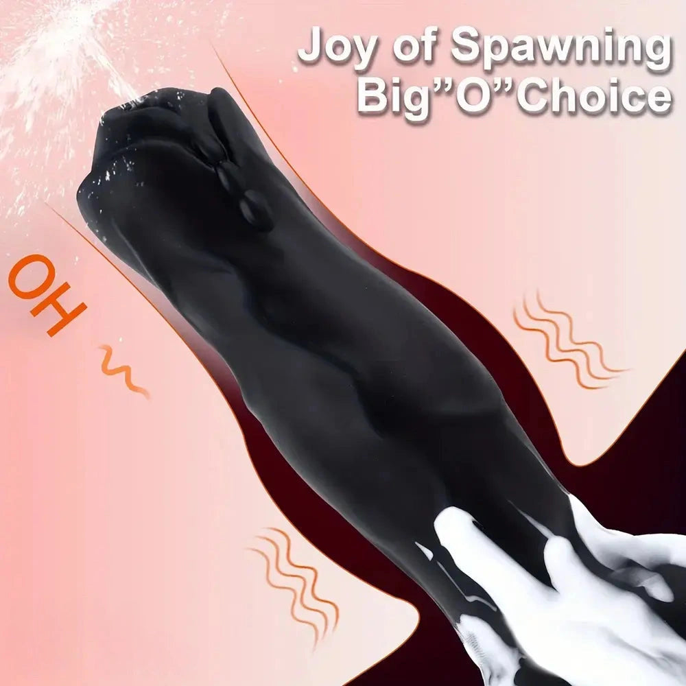 8.1in Realistic Silicone Squirting Dildo For Beginner Knot Ejaculating Dog Dildo