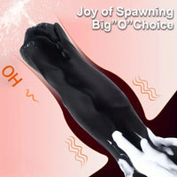 8.1in Realistic Silicone Squirting Dildo For Beginner Knot Ejaculating Dog Dildo
