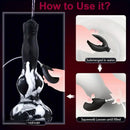 8.1in Realistic Silicone Squirting Dildo For Beginner Knot Ejaculating Dog Dildo