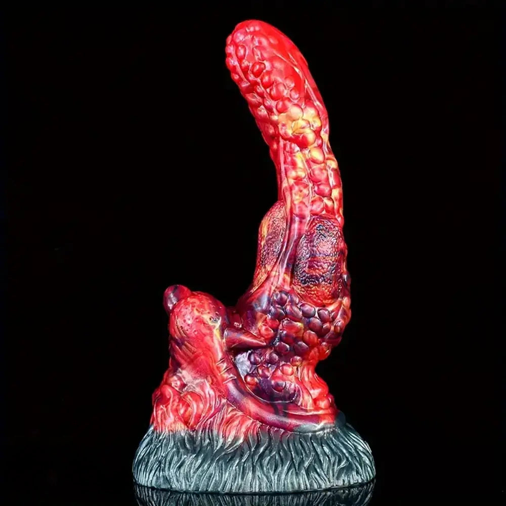 8.1in Soft Silicone Monster Dildo For Men Women Couple Anal Butt Plug
