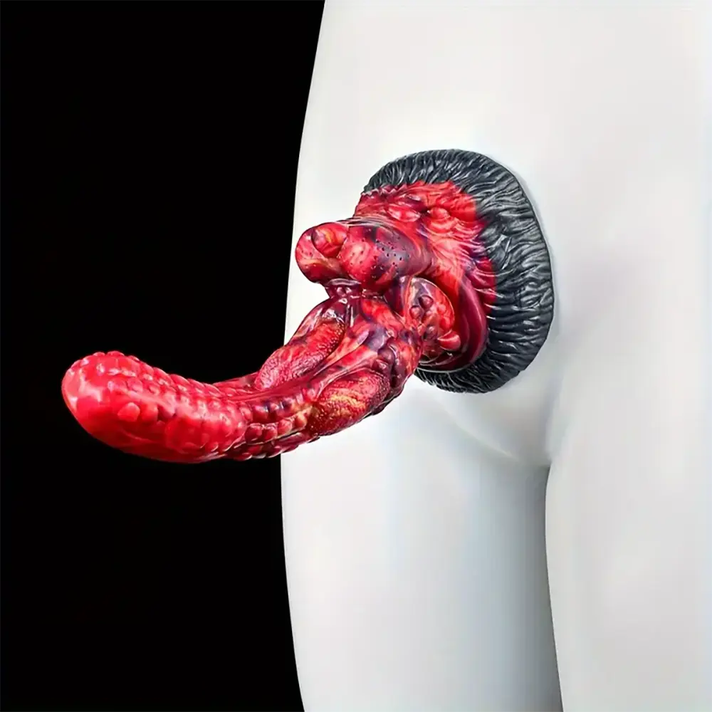 8.1in Soft Silicone Monster Dildo For Men Women Couple Anal Butt Plug