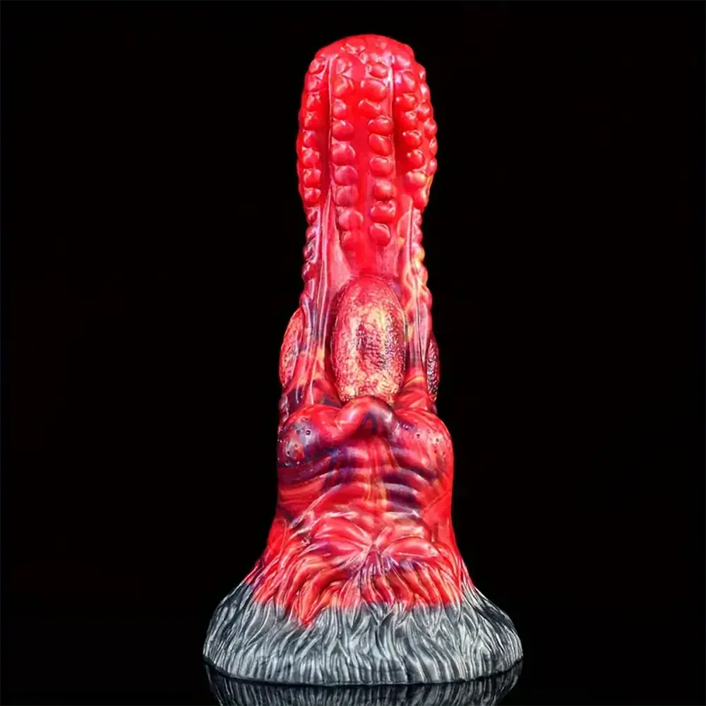 8.1in Soft Silicone Monster Dildo For Men Women Couple Anal Butt Plug