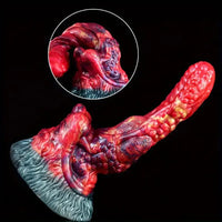 8.1in Soft Silicone Monster Dildo For Men Women Couple Anal Butt Plug