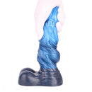 8.22in Dual Density Silicone Monster Knot Dildo Ultra Soft Penis Love Toy